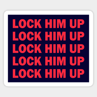 lock him up! Sticker